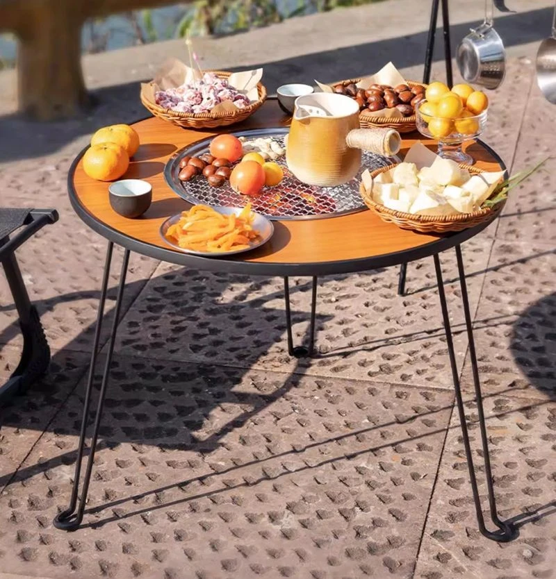Folding Portable BBQ Grill With Lid high quality