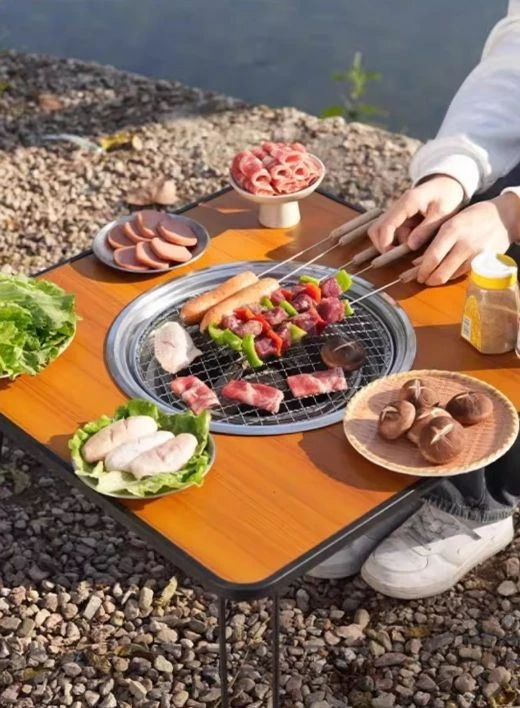 Non-Stick Folding Portable BBQ Grill high quality